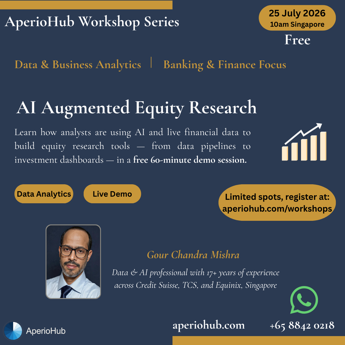 AI Augmented Equity Research Workshop — 25 July 2026